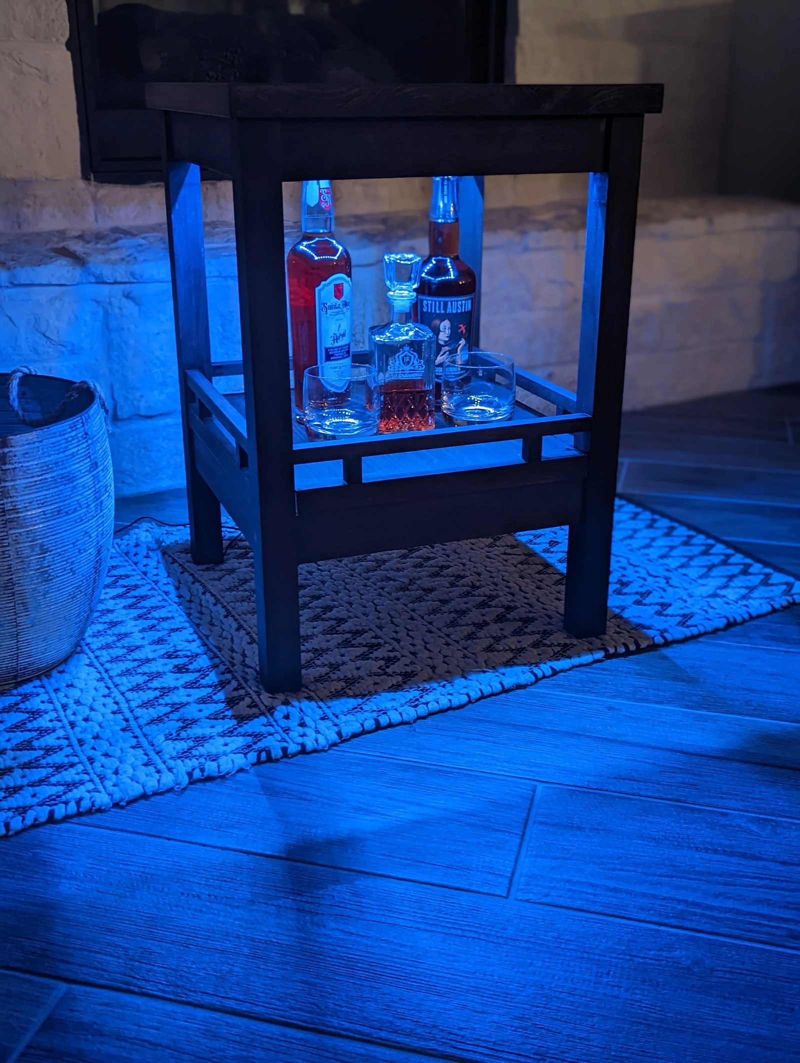 Whiskey End Table
